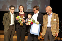 Veronika Krainz und Heinz Fronek bei der Preisverleihung