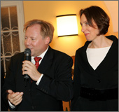 Dir. Dipl.-Ing. Wolfgang Mathera, SAP Business School Vienna und Veronika Krainz 